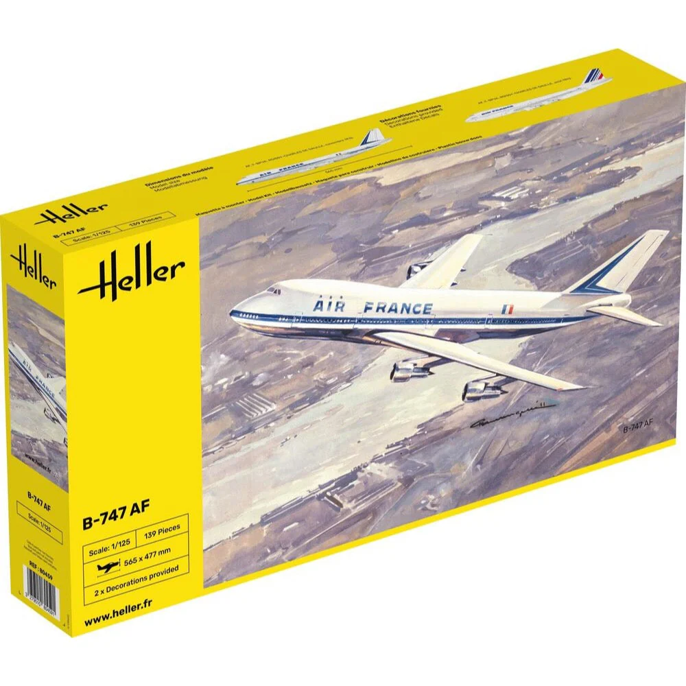 Heller HLL80459 1/125 B747 Air France