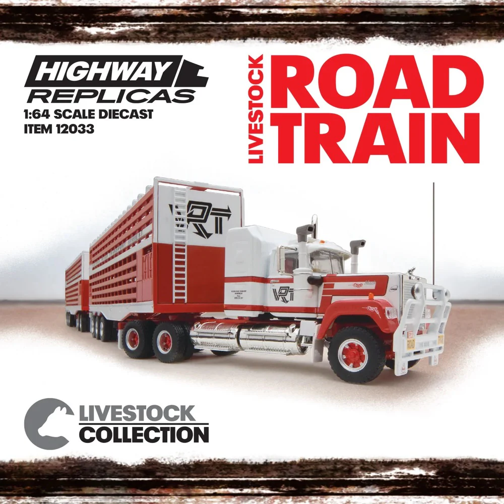 Highway Replicas 12033 1/64 Livestock Road Train Victoria River Transport - Image 2