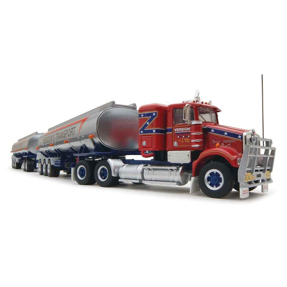 Highway Replicas 12041 1/64 Tanker Road Train Verdon’s Transport