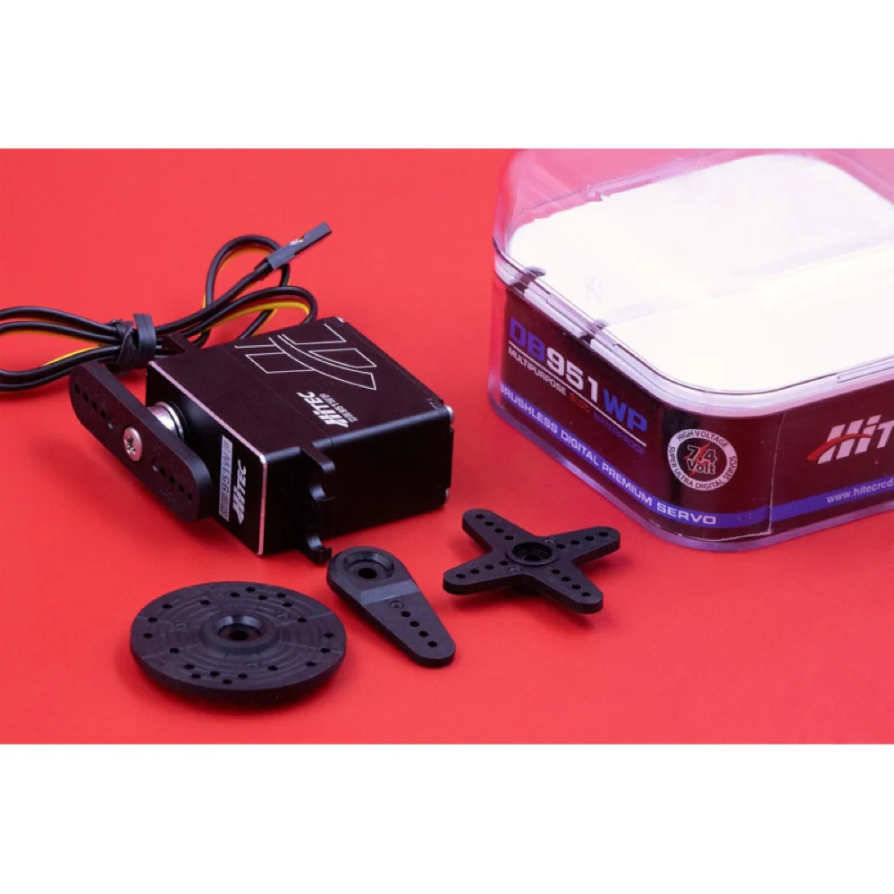 Hitec HRC36953 DB951WP Ultra-Premium Brushless High Speed HV Waterproof Servo - Image 4