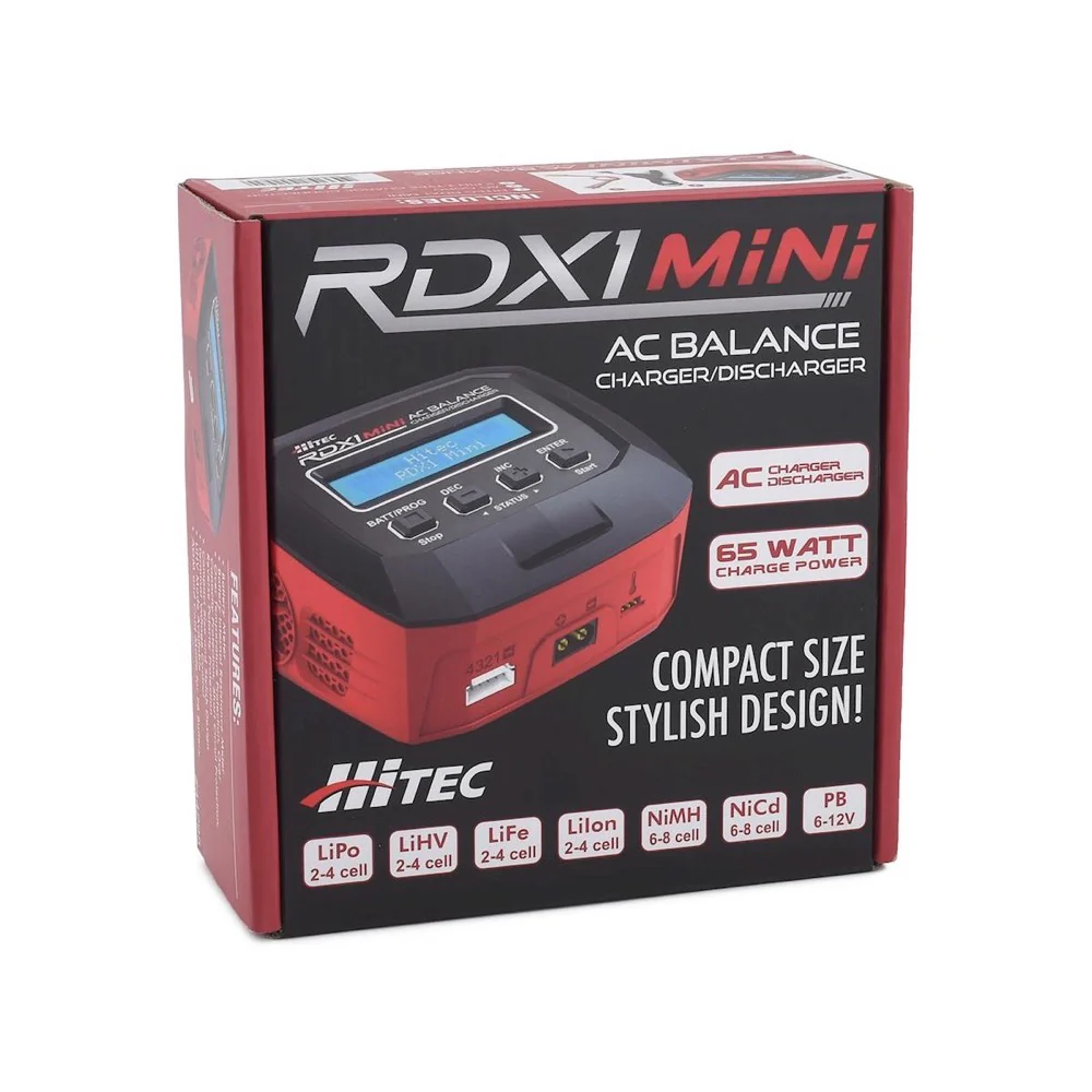 Hitec HRC44295 RDX1 65W 6S Mini 240v Charger - Image 4