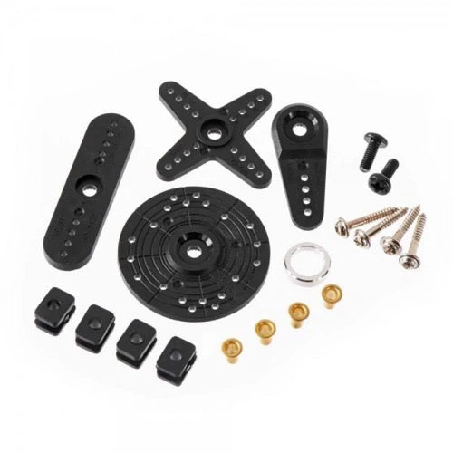 Hitec HRC55733 H25t Heavy Duty Horn And Hardware Set For Heli & Car