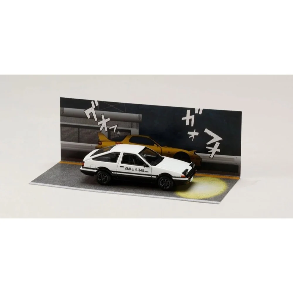 Hobby Japan DMD001A 1/64 Toyota Sprinter Trueno (AE86) Initial D Fujiwara Takumi VS Takahashi Keisuke - Image 4