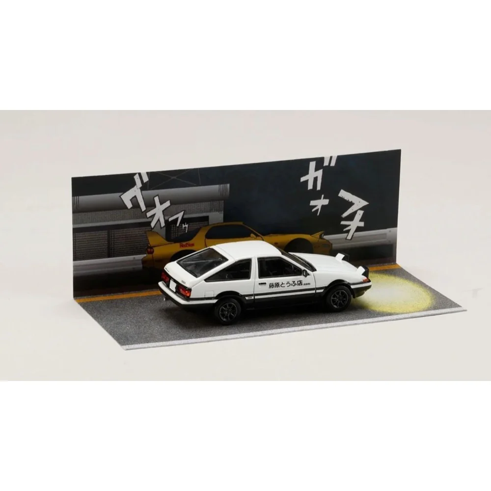 Hobby Japan DMD001A 1/64 Toyota Sprinter Trueno (AE86) Initial D Fujiwara Takumi VS Takahashi Keisuke - Image 5