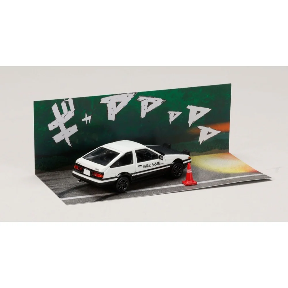 Hobby Japan DMD001B 1/64 Toyota Sprinter Trueno (AE86) Initial D Fujiwara Takumi VS Tachi Tomoyuki - Image 5