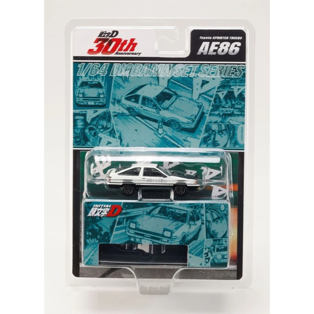 Hobby Japan DMD001B 1/64 Toyota Sprinter Trueno (AE86) Initial D Fujiwara Takumi VS Tachi Tomoyuki - Image 7