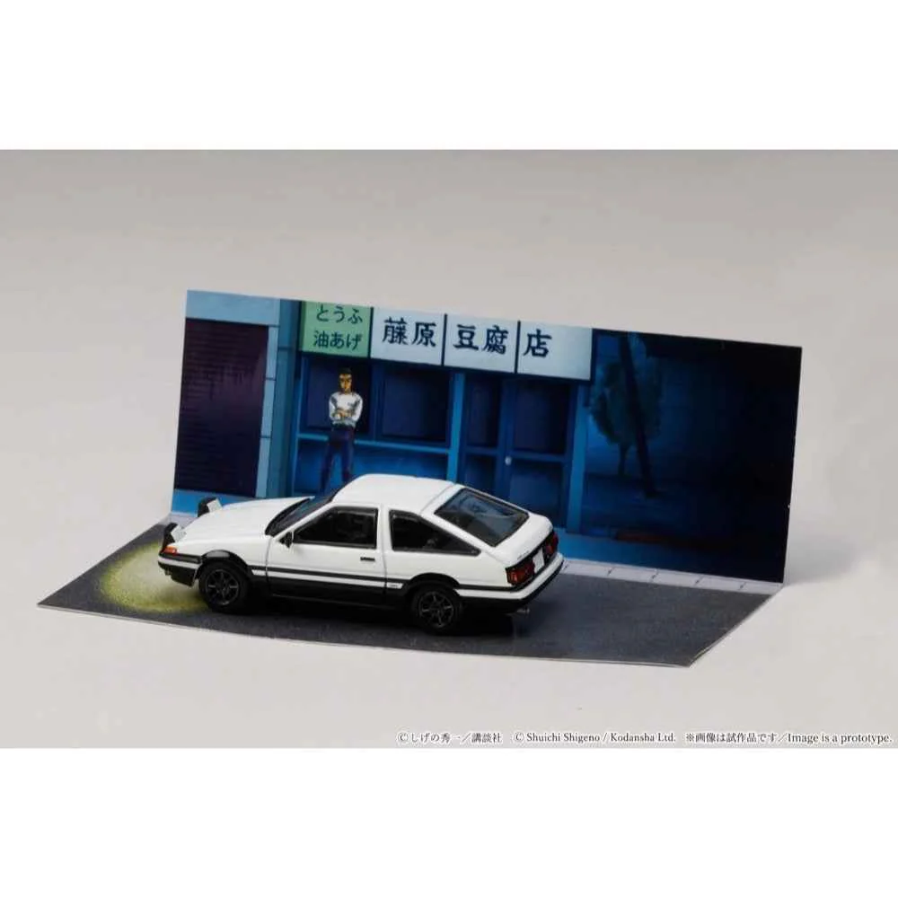 Hobby Japan HJDMD001C 1/64 Toyota Sprinter Trueno AE86 Initial D Takumi Fujiwara Vs Takeshi Nakazato - Image 2