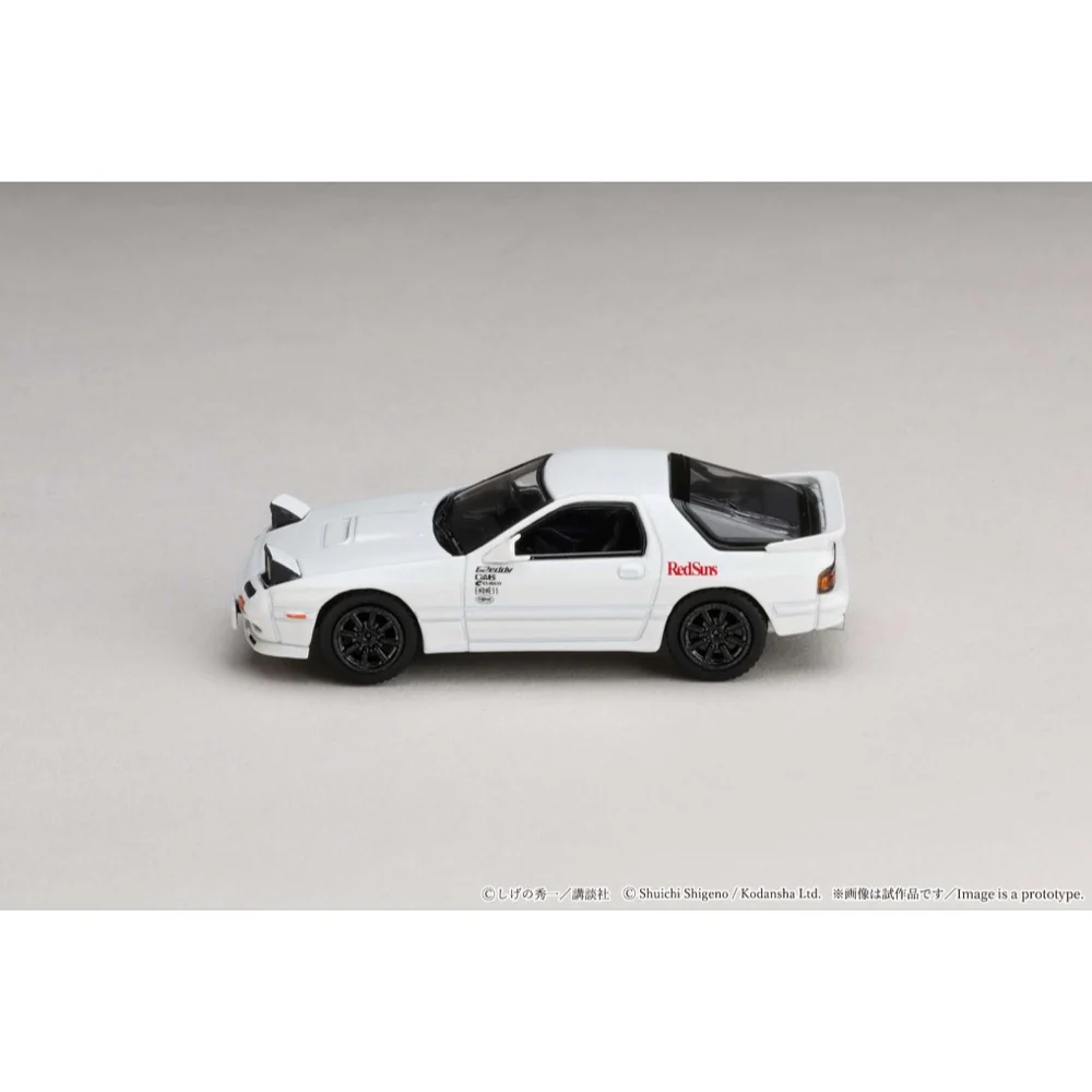 Hobby Japan HJDMD003B 1/64 Mazda RX-7 FC3S RedSuns Initial D Ryosuke Takahashi VS Kyoichi Sudou - Image 9