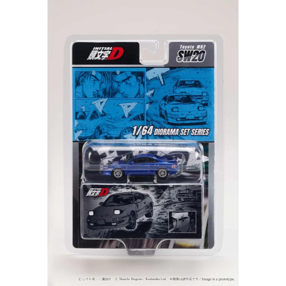 Hobby Japan HJDMD009 1/64 Toyota MR2 SW20 Initial D Kai Kogashiwa VS Takumi Fujiwara - Image 3