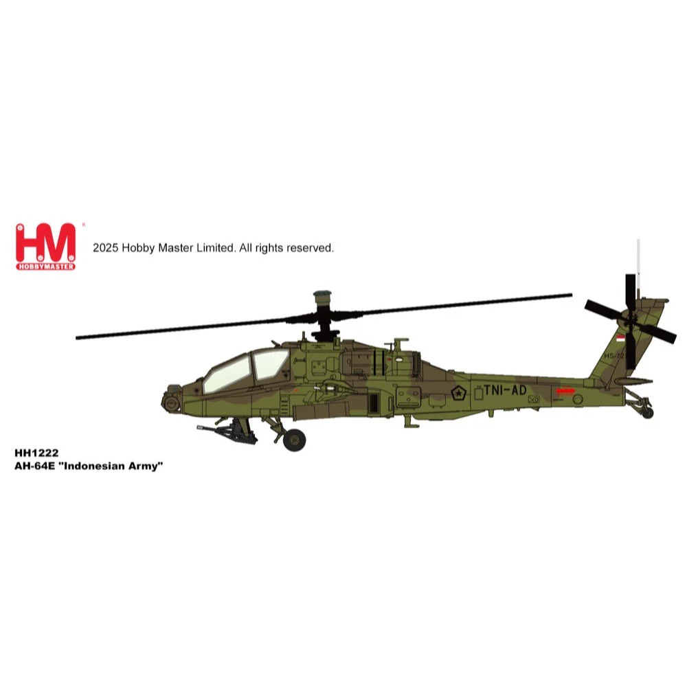 Hobby Master 1222 1/72 AH-64E Indonesian Army - Image 8