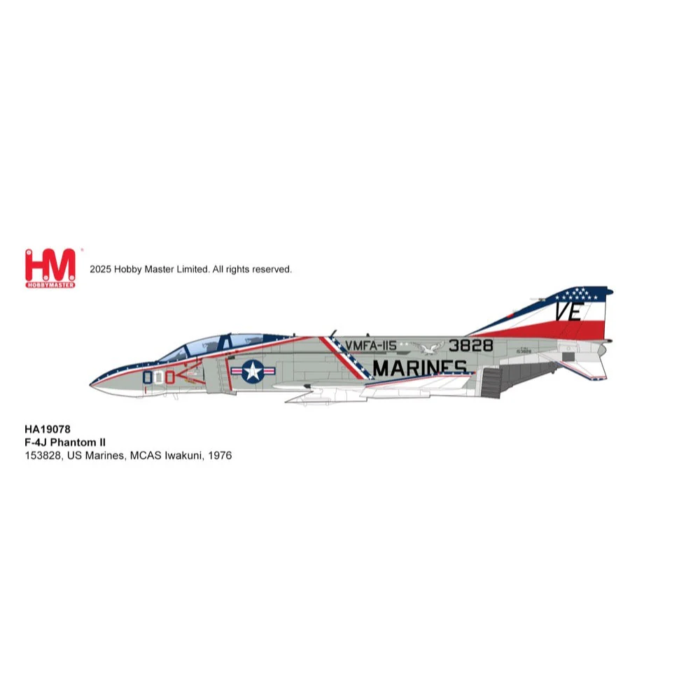 Hobby Master 19078 1/72 F-4J Phantom II 153828 US Marines MCAS Iwakuni 1976 - Image 18