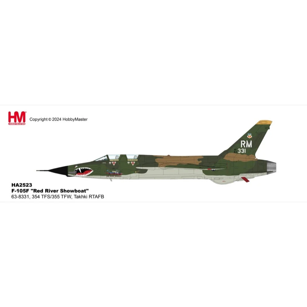 Hobby Master 2523 1/72 F-105F Red River Showboat 63-8331 354 TFS/355 TFW Takhki RTAFB - Image 9