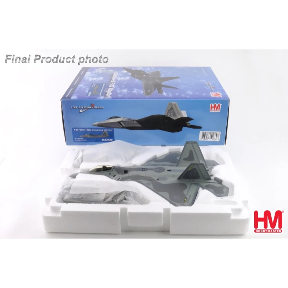 Hobby Master 2826 1/72 F-22 "90th FS 100th Anniv. Scheme" 09-4190, 90th FS, Elmendorf AB, 2017 - Image 9