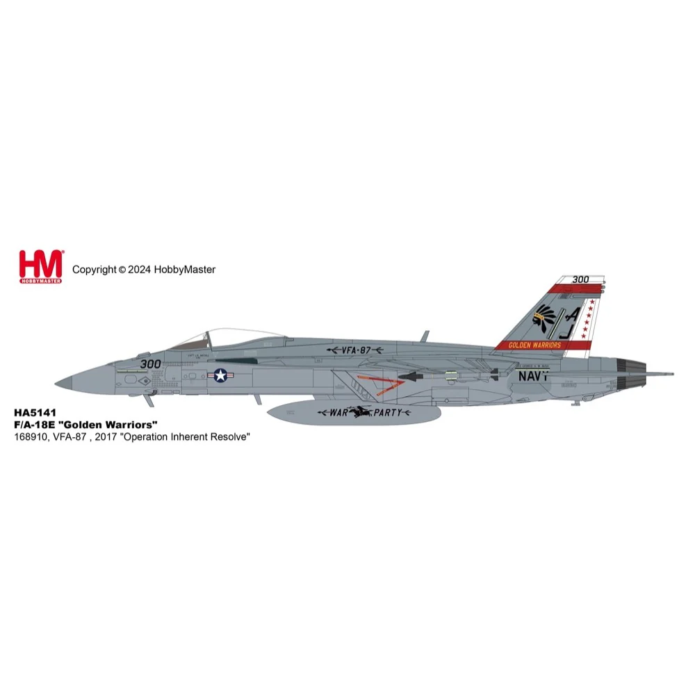 Hobby Master 5141 F/A-18E Golden Warriors 168910, VFA-87, 2017 Operation Inherent Resolve - Image 10