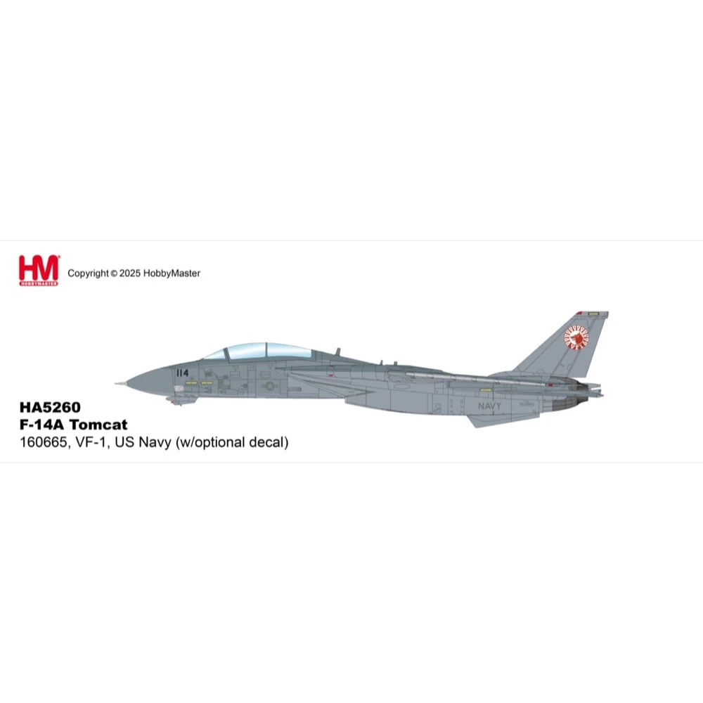 Hobby Master 5260 1/72 F-14A Tomcat 160665 VF-1 US Navy - Image 16