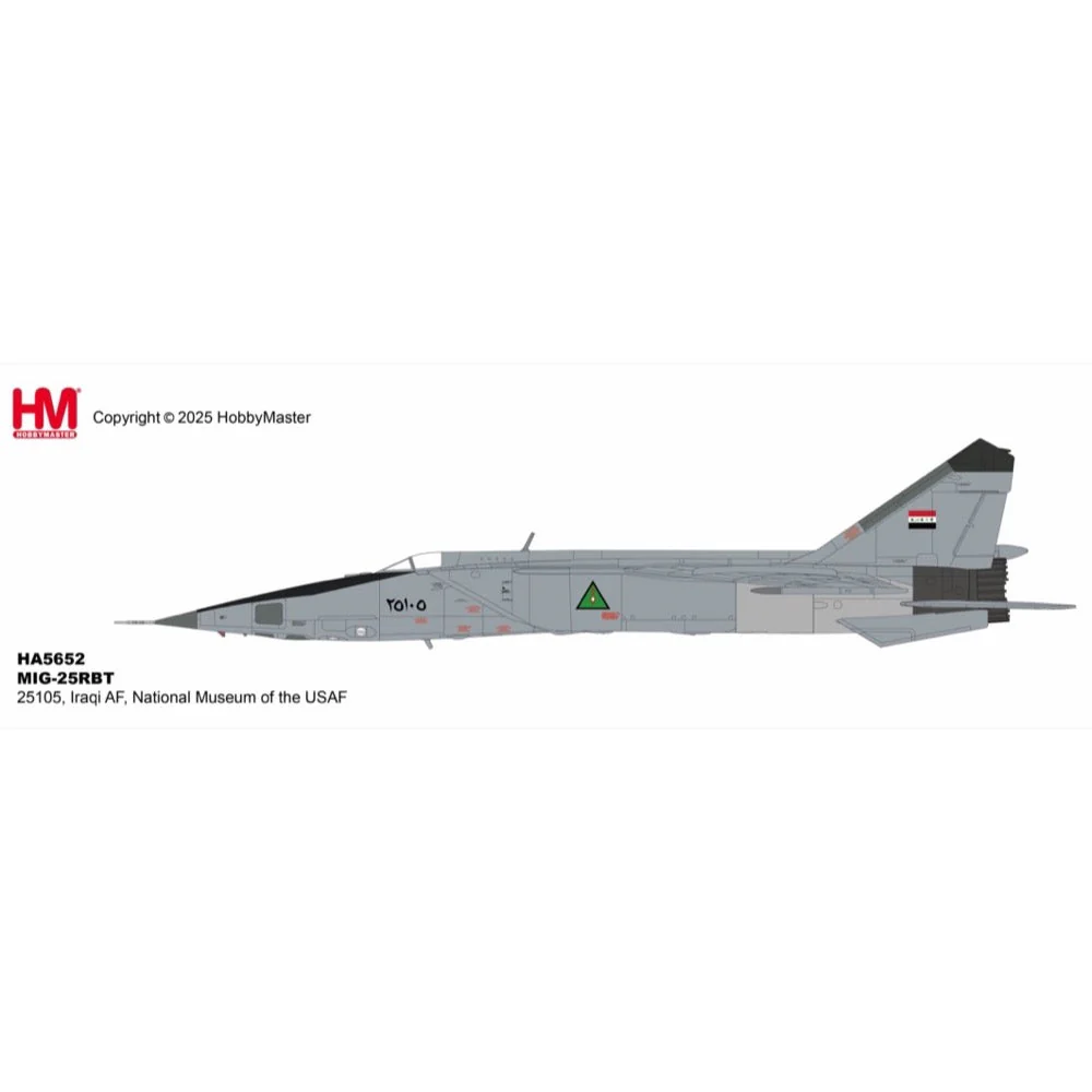 Hobby Master 5652 1/72 MIG-25RBT 25105 Iraqi AF National Museum of the USAF - Image 10
