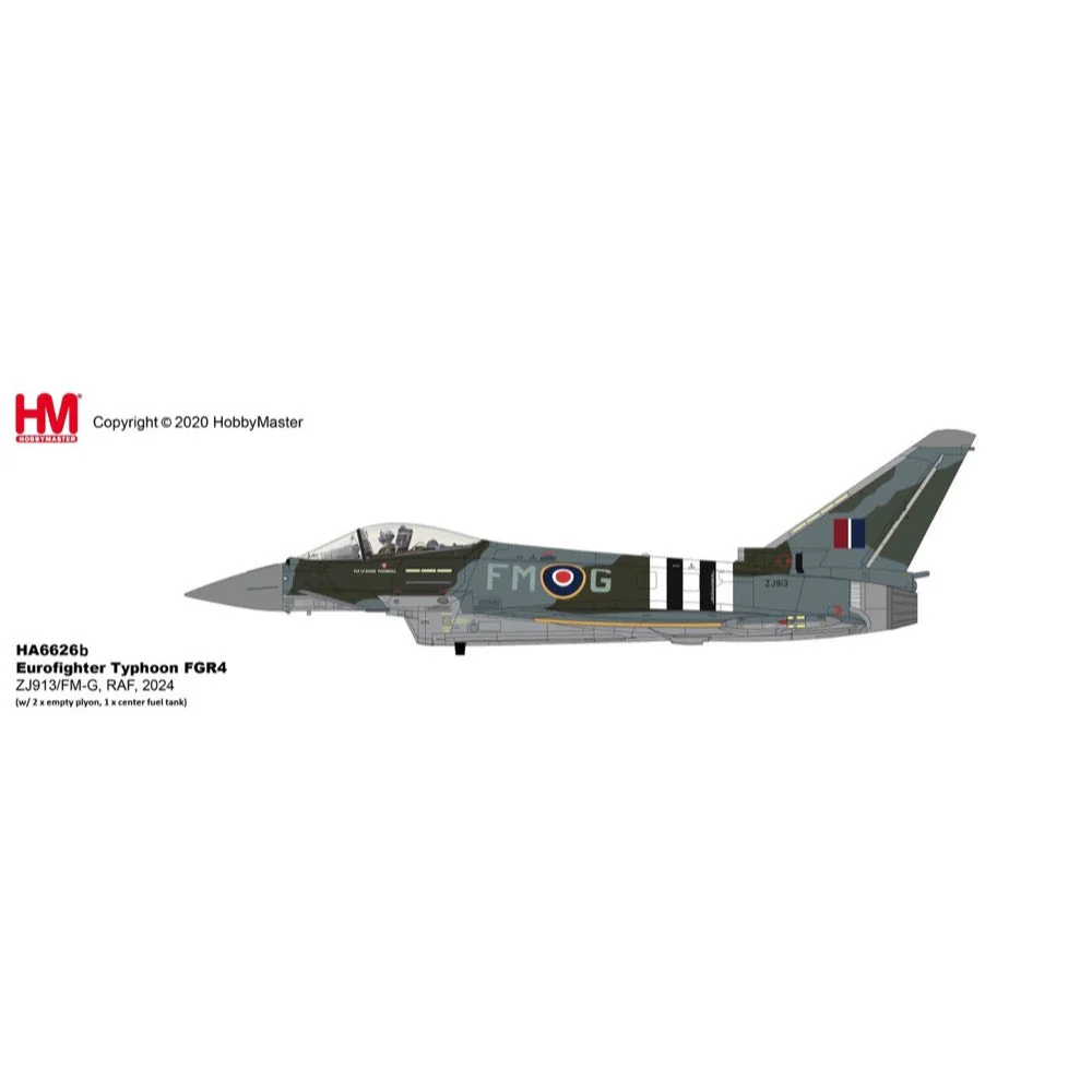 Hobby Master 6626b 1/72 Eurofighter Typhoon FGR4 ZJ913/FM-G RAF 2024 - Image 6