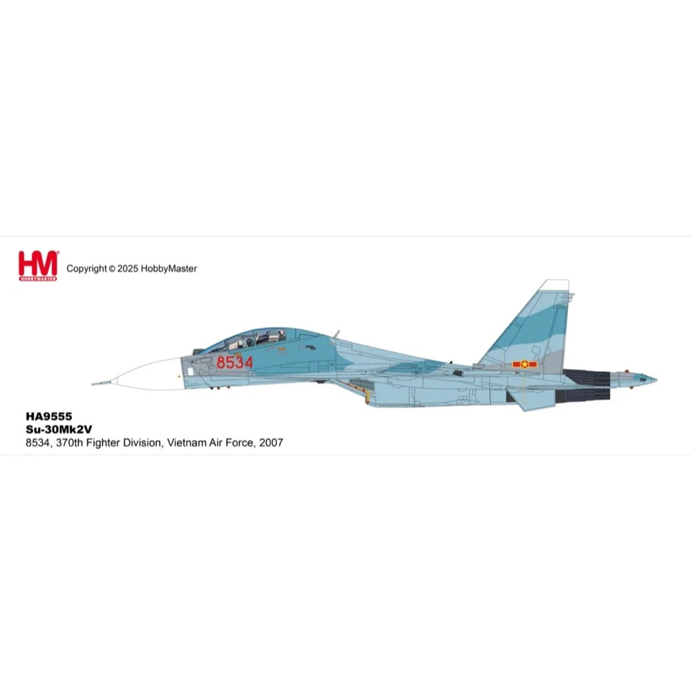 Hobby Master 9555 1/72 Su-30Mk2V 8534 370th Fighter Division Vietnam Air Force 2007 - Image 10