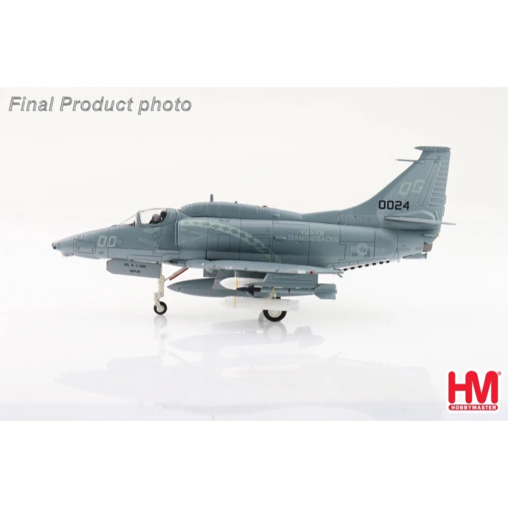 Hobby Master HA1437 1/72 A-4M Skyhawk Diamondbacks 160024 VMA-131 US Marines 1993 - Image 3