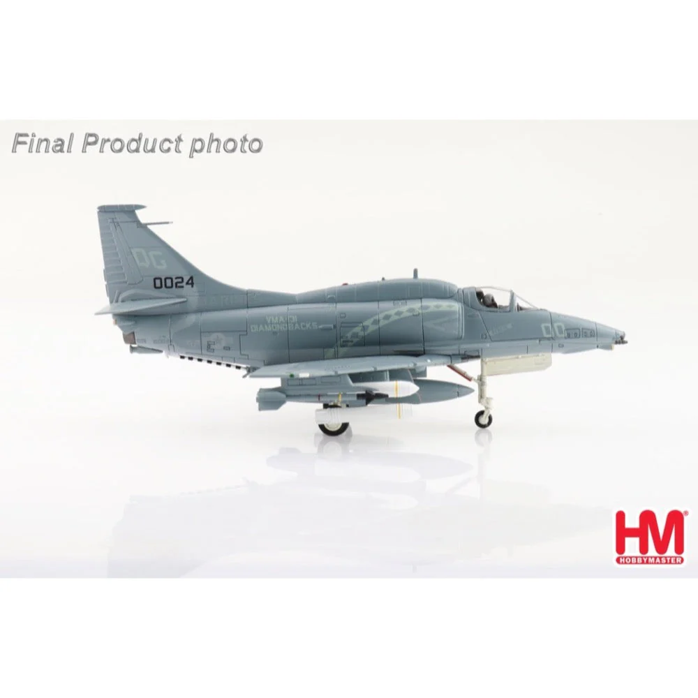 Hobby Master HA1437 1/72 A-4M Skyhawk Diamondbacks 160024 VMA-131 US Marines 1993 - Image 4