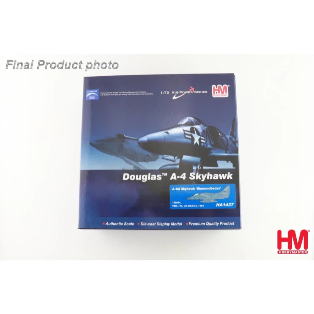 Hobby Master HA1437 1/72 A-4M Skyhawk Diamondbacks 160024 VMA-131 US Marines 1993 - Image 8
