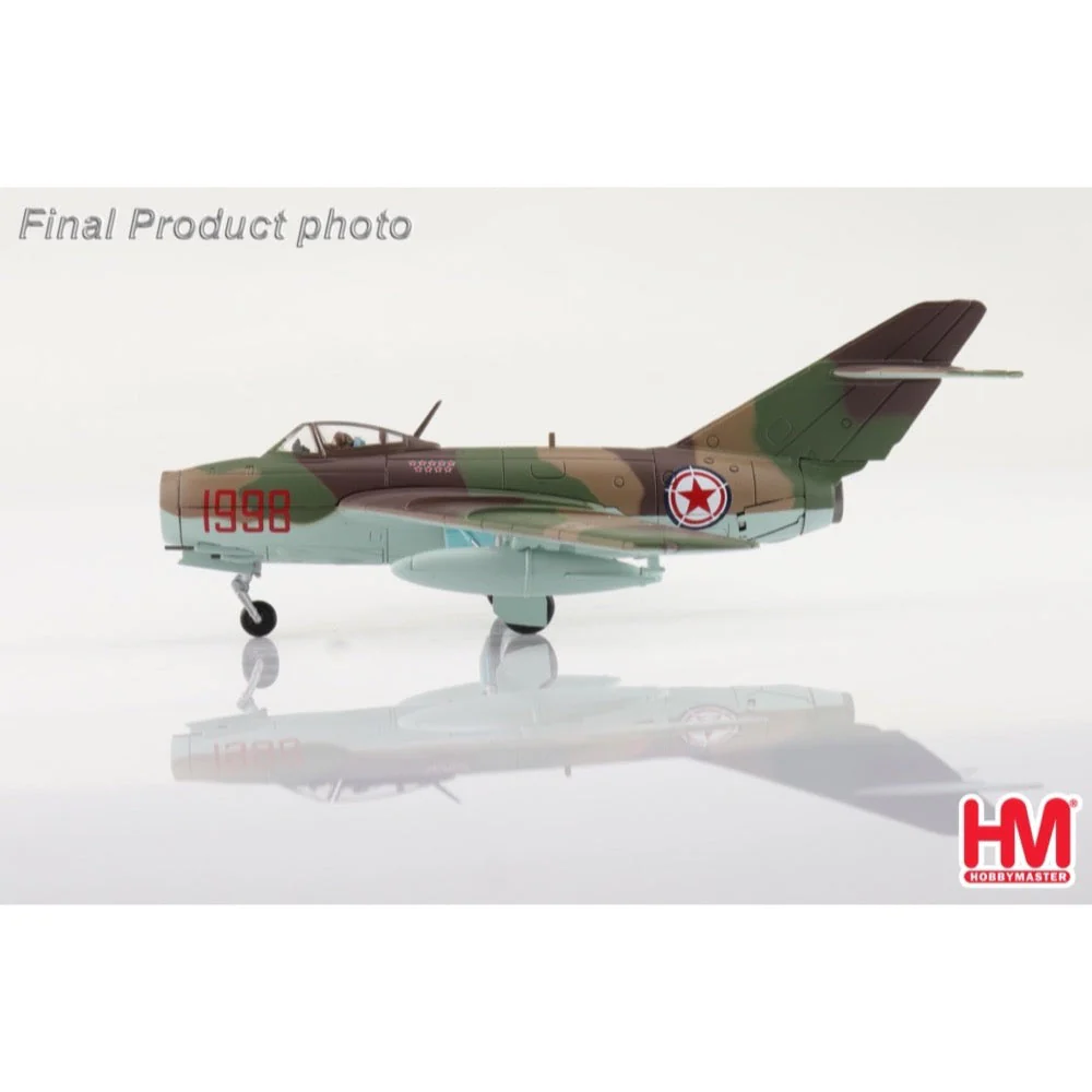 Hobby Master HA2423 1/72 MIG-15bis Red 1998 Maj Ivanovich Mikhin 518th IAP North Korea May 1953 - Image 3