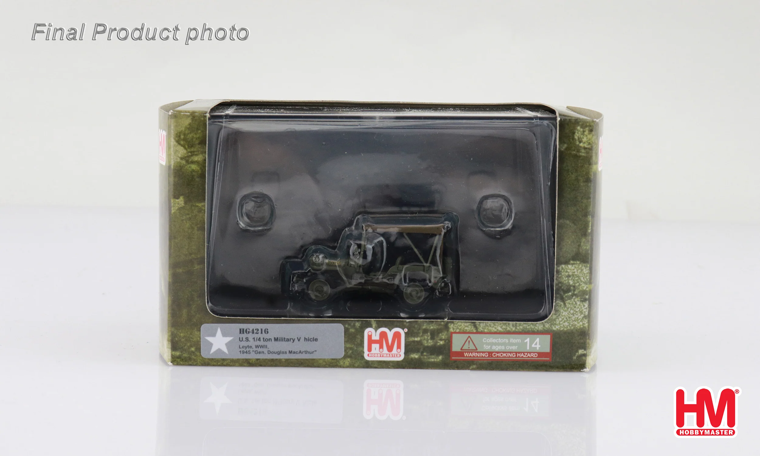 Hobby Master HG4216 1/72 U.S. 1/4 ton Military Vehicle Leyte WWII 1945 "Gen. Douglas MacArthur" - Image 8