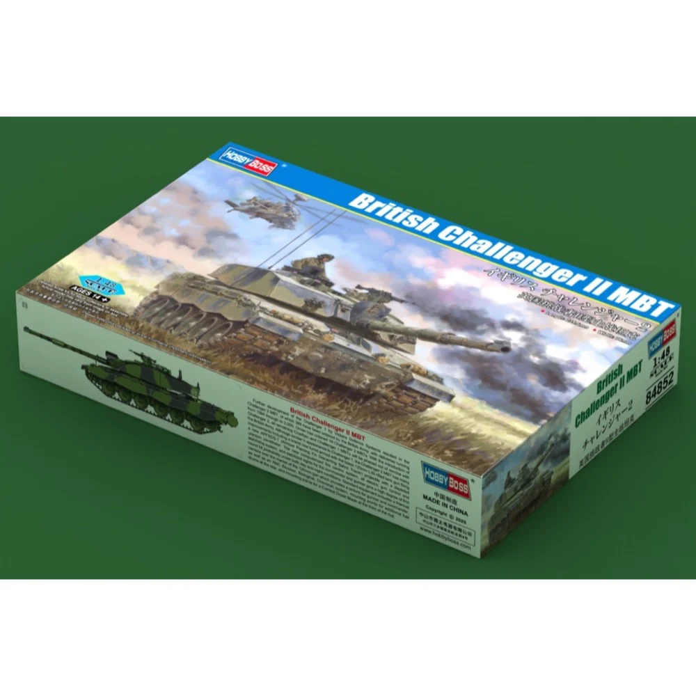 HobbyBoss 1/48 British Challenger II MBT Plastic Model Kit - Image 2