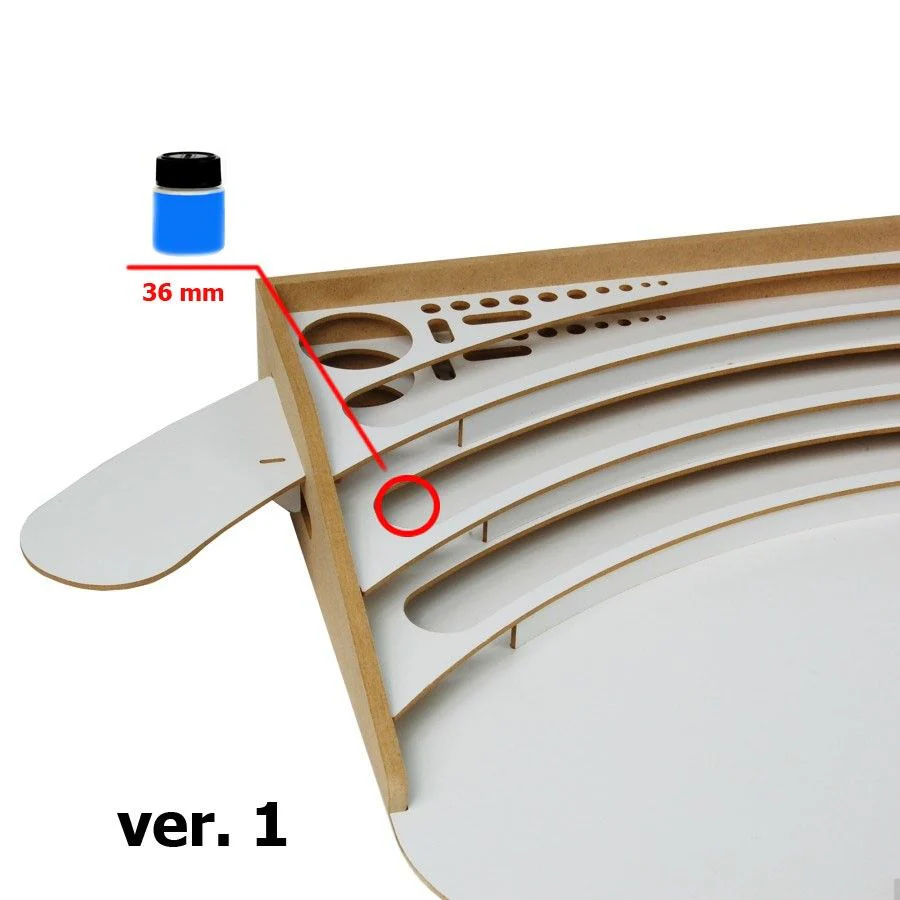 HobbyZone SDM3b Professional Paint Station 36mm Bottles - Image 3