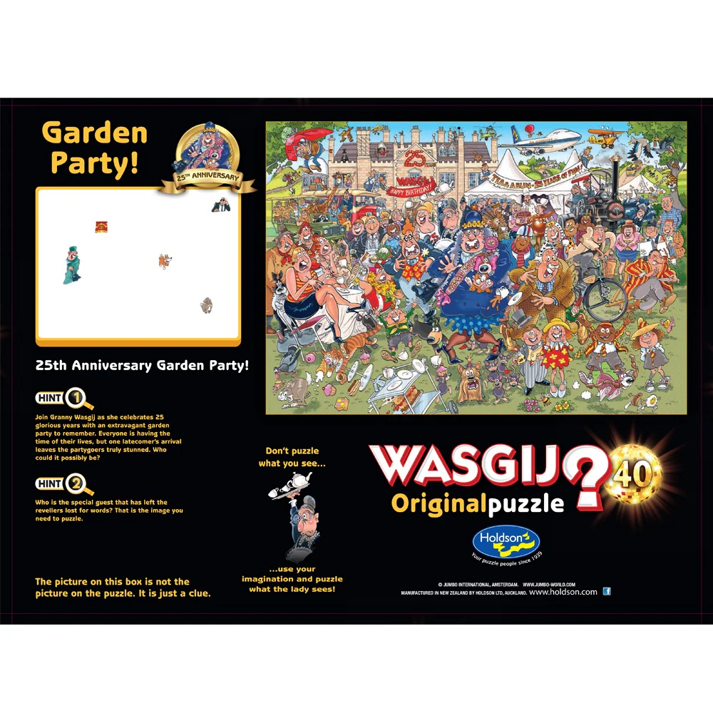 Holdson 775163 WASGIJ? Original Puzzle 40 Garden Party 1000pc - Image 3