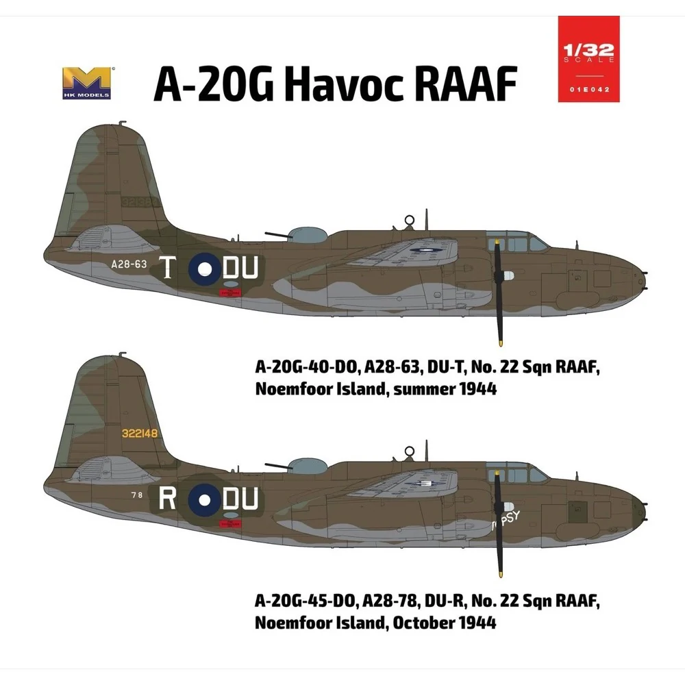 Hong Kong Models 01E042 1/32 Douglas A-20G Havoc RAAF Standard Edition - Image 14