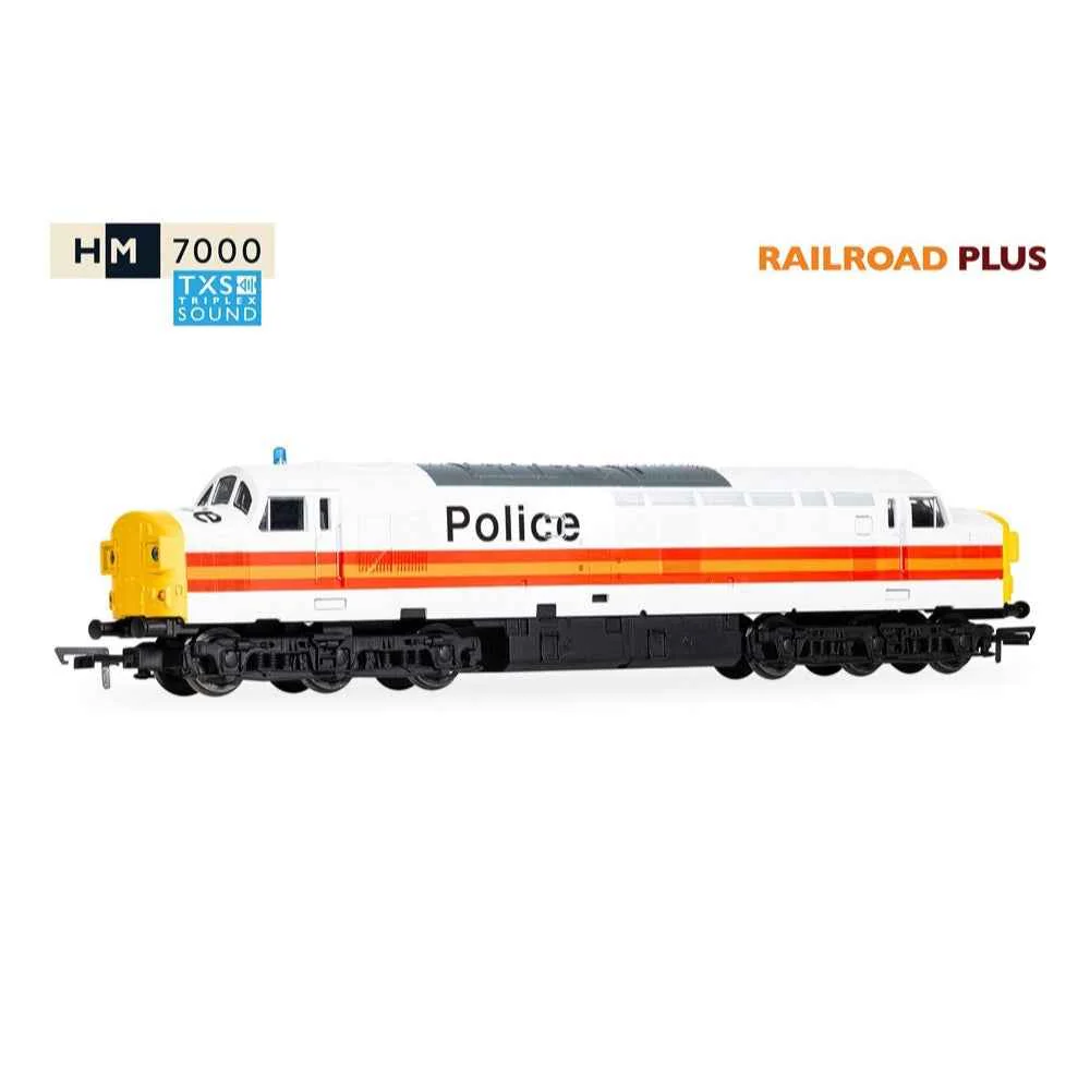 Hornby R30435TXS OO RailRoad BR Class 37 '37093' Police Livery DCC Sound Fitted