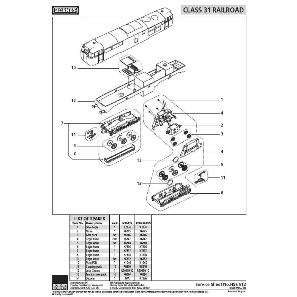 Hornby R30439 OO RailRoad TFL Construction Class 31 '31271' Stratford - Image 10