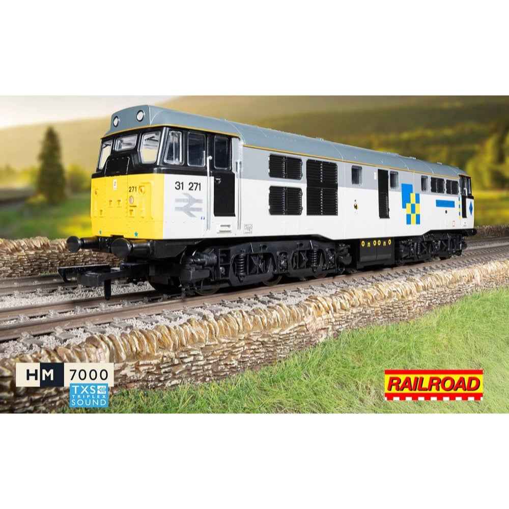 Hornby R30439TXS OO RailRoad TLF Construction Class 31 '31271' Stratford DCC Sound Fitted - Image 7