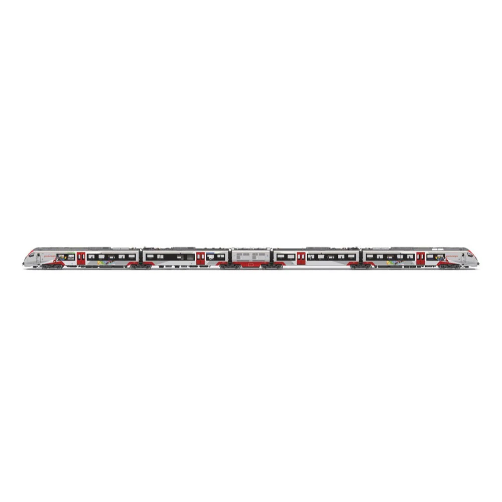 Hornby R30446 OO Greater Anglia - Class 755-4 FLIRT Pride Livery 4 Car Train Pack