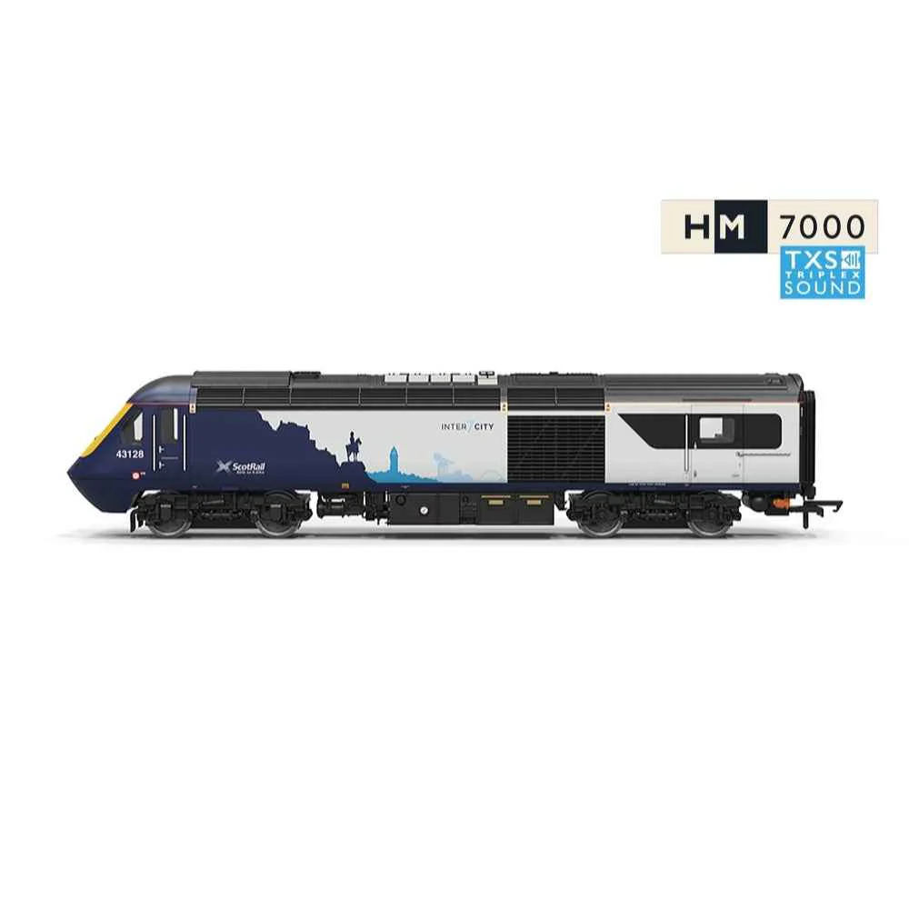 Hornby R30464TXS OO Scot Rail Class 43 HST Bo-Bo DCC Sound Fitted Electric Locomotive Train Pack - Image 3