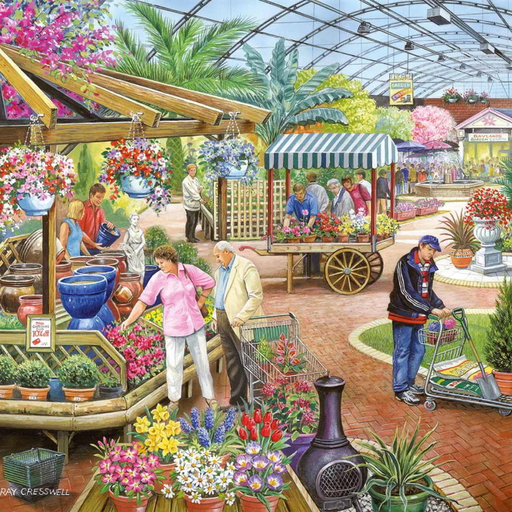House of Puzzles At the Garden Centre 500pc Jigsaw Puzzle - Image 2