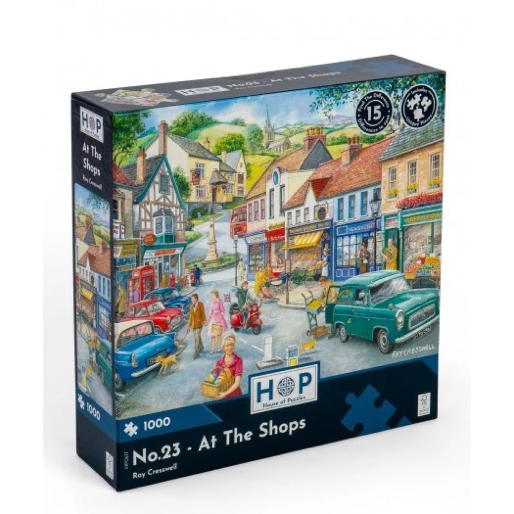 House of Puzzles At the Shops Find the Difference 1000pc Jigsaw Puzzle
