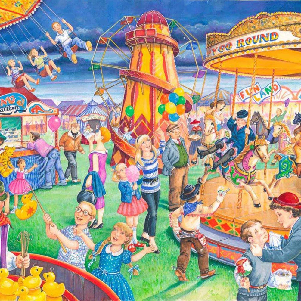 House of Puzzles Fairground Rides Large Format 250pc Jigsaw Puzzle - Image 2