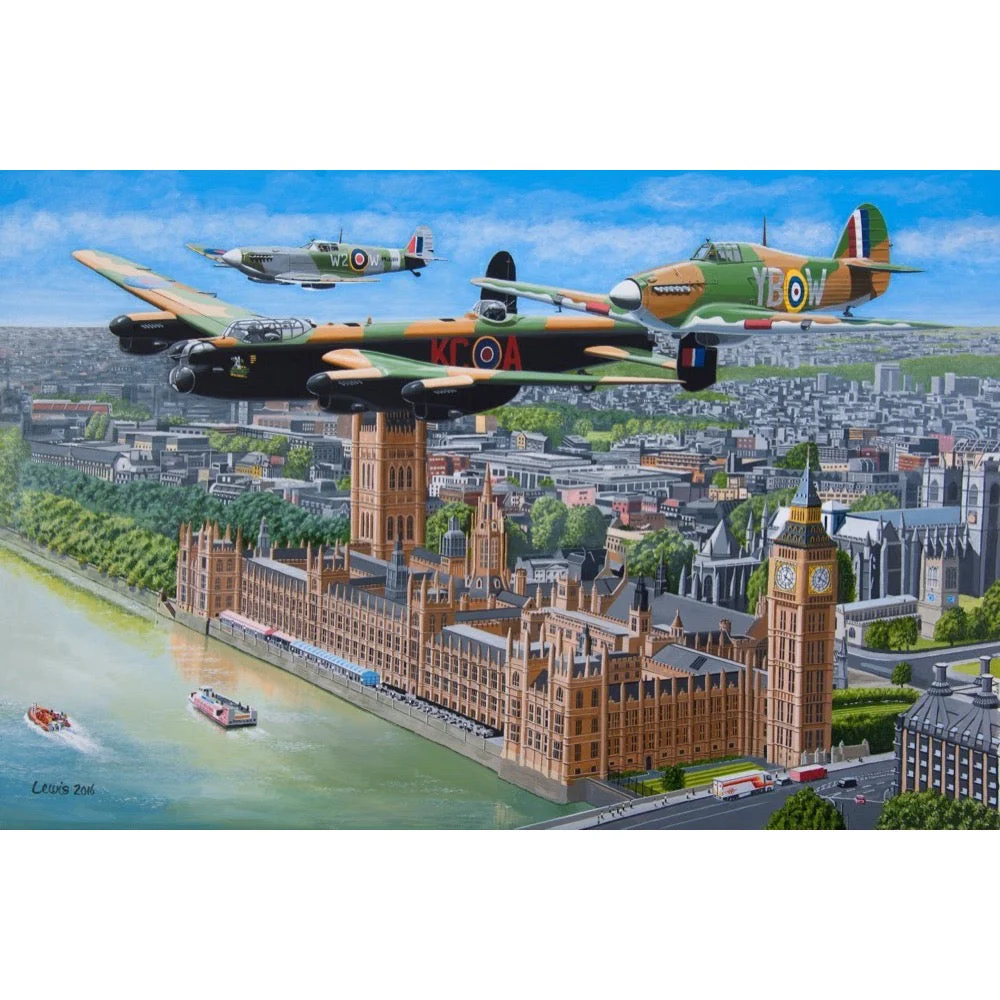 House of Puzzles Fly Past 500pc Jigsaw Puzzle - Image 2