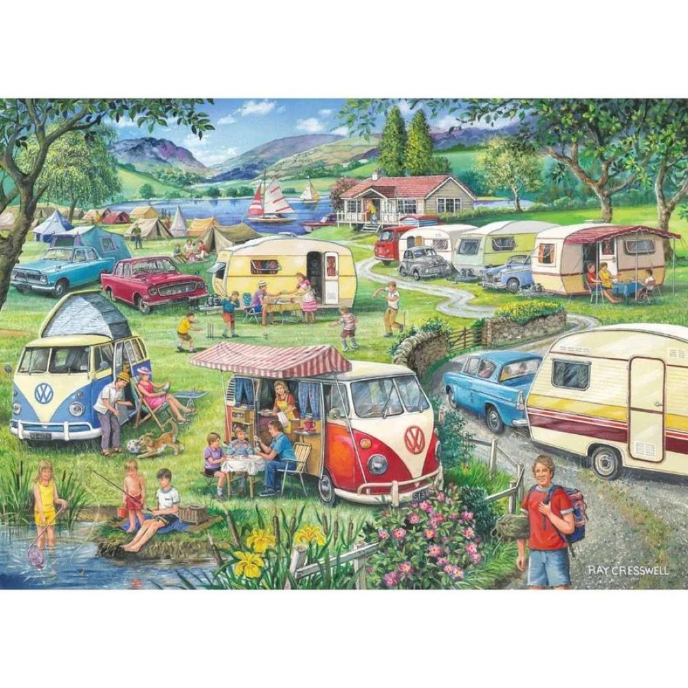 House of Puzzles Happy Holidays 1000pc Jigsaw Puzzle - Image 2