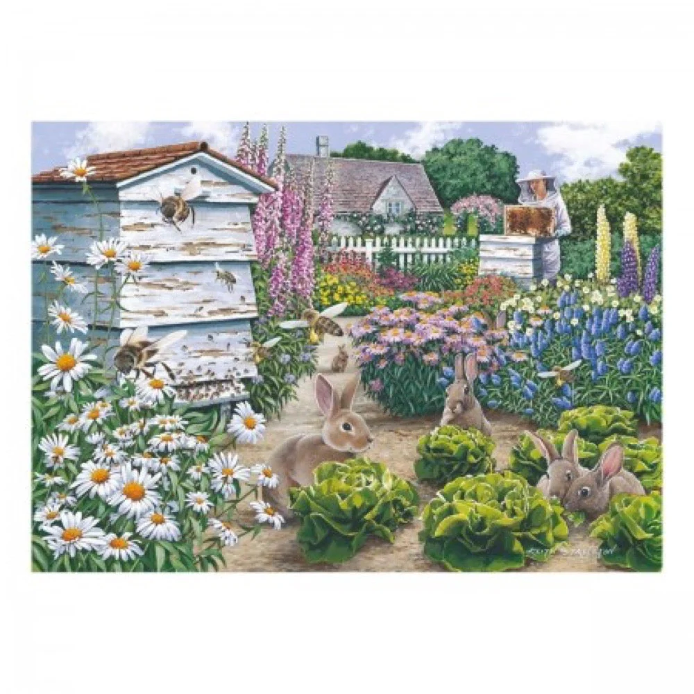 House of Puzzles Honey Bunnies 500pc Jigsaw Puzzle - Image 2