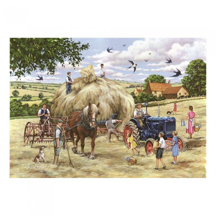 House of Puzzles Making Hay Large Format 500pc Jigsaw Puzzle - Image 2