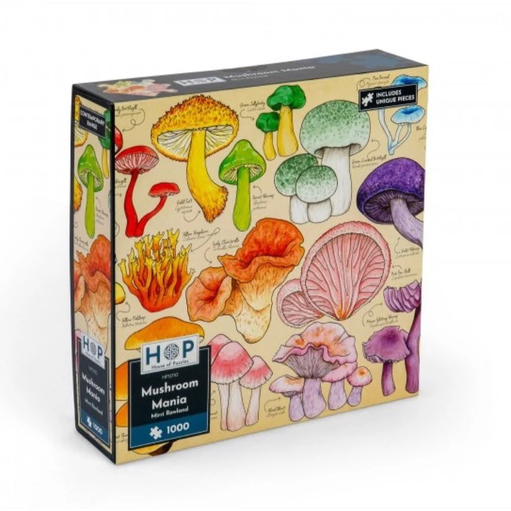 House of Puzzles Mushroom Mania 1000pc Jigsaw Puzzle