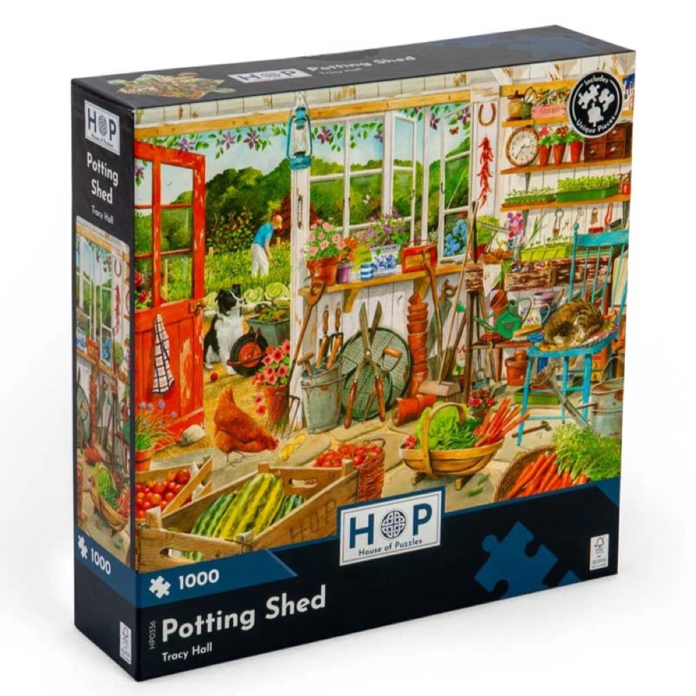 House of Puzzles Potting Shed 1000pc Jigsaw Puzzle