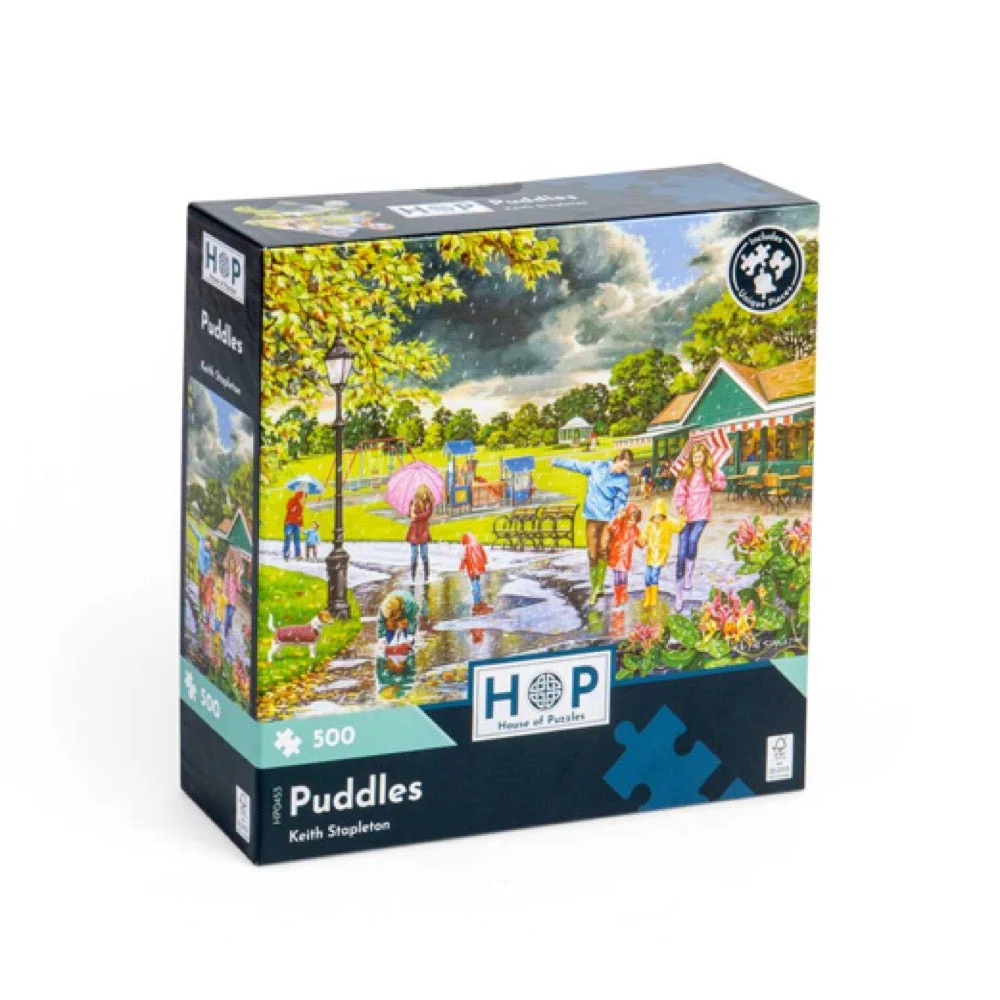 House of Puzzles Puddles 500pc Jigsaw Puzzle - Image 2