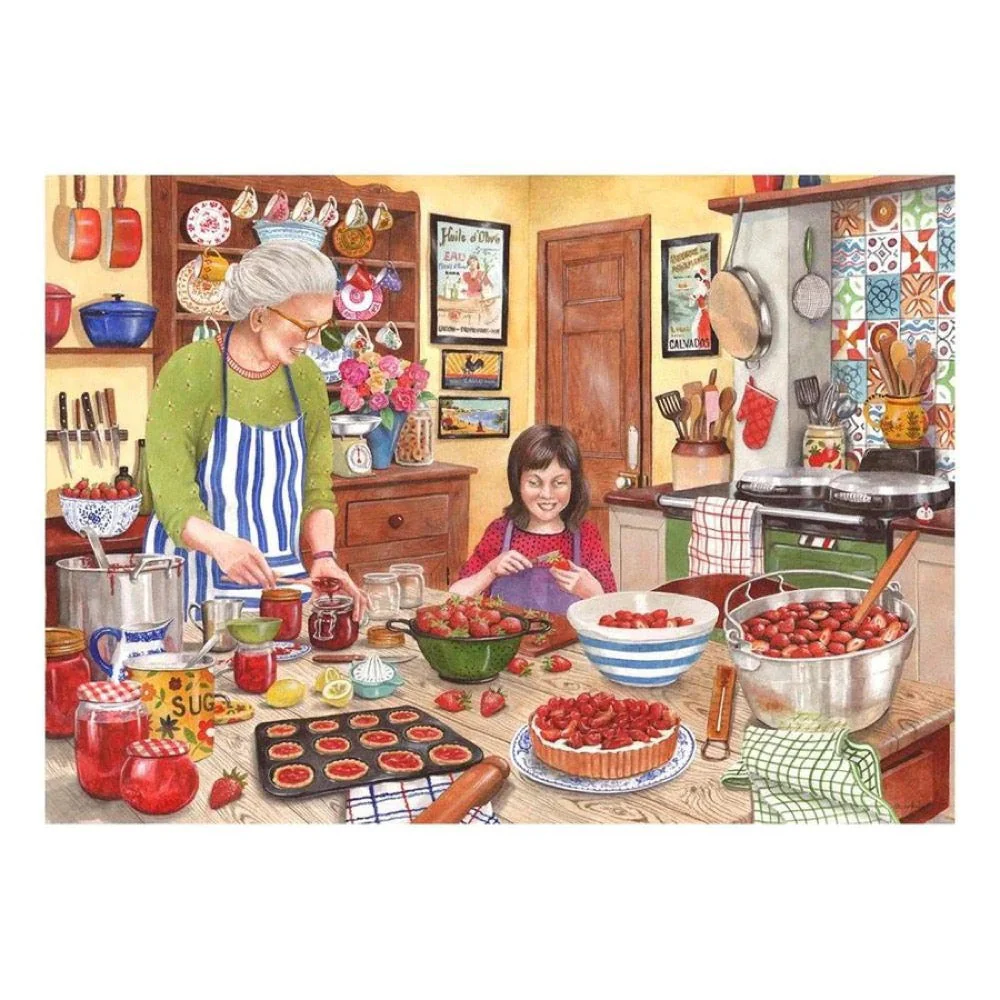 House of Puzzles Strawberry Jam Large Format 250pc Jigsaw Puzzle - Image 2