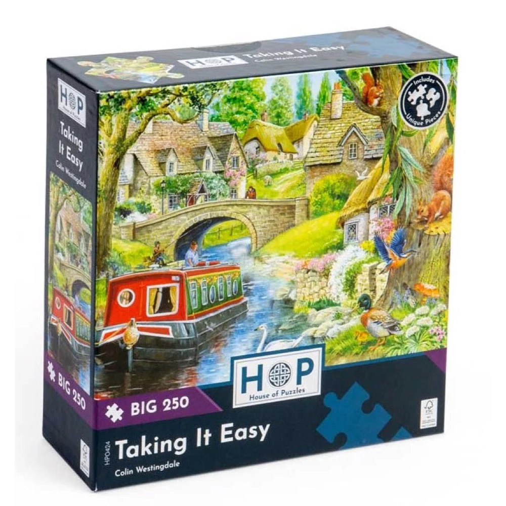 House of Puzzles Taking it Easy Large Format 250pc Jigsaw Puzzle