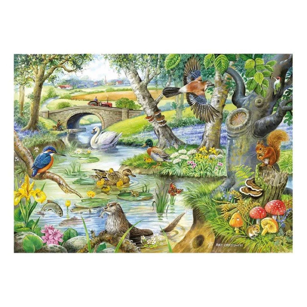 House of Puzzles Tales of the River Large Format 500pc Jigsaw Puzzle - Image 2