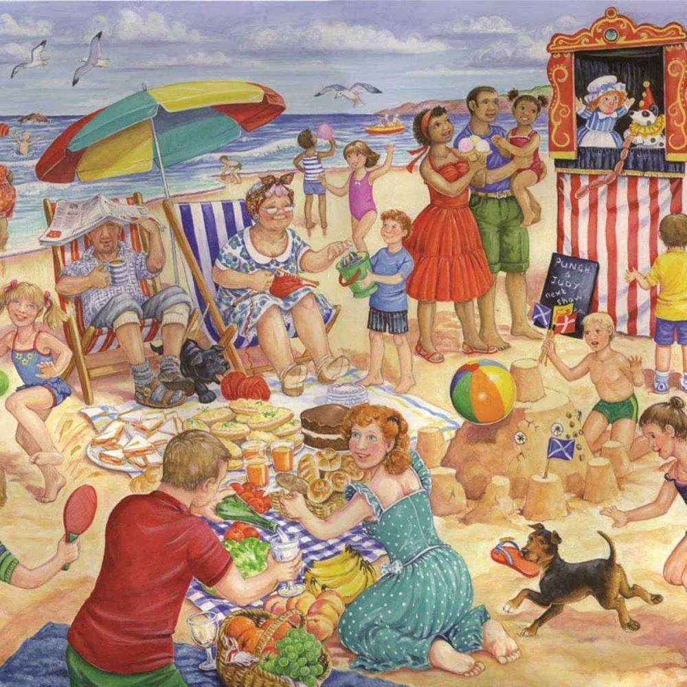 House of Puzzles Trip to the Seaside Large Format 250pc Jigsaw Puzzle - Image 2